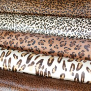 Printed Leopard Patterns on Cow Hides