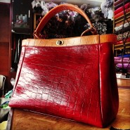 Designer Bag (Croco Embossed Leather)