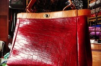 Designer Bag (Croco Embossed Leather)