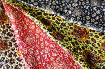 Tiger Fashion Leather with Various Colors