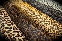 Printed Leopard Patterns on Cow Hide