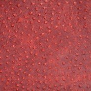 Pista Ostrich Maroon – (Cow Embossed Ostrich Leather)