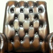 Executive Leather Chair (Category B Leather – Chesterfield Brown)