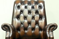 Executive Leather Chair (Category B Leather – Chesterfield Brown)