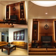 Minimalist Interior with Leather Sofa (Fiore Sauvage Category C)