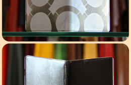 MOIE Passport Holder (Leather Interior & Fabric Exterior)